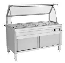 BAIN MARIE WITH CURVED GLASS