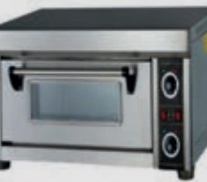 SINGLE DECK PIZZA OVEN WITH CERAMIC FLOOR 1 TRAY
